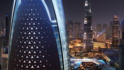 In Dubai entsteht ein Hochhaus von Mercedes-Benz.
