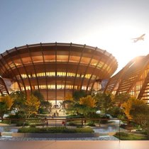 So futuristisch soll der neue Flughafen von Addis Abeba dereinst aussehen.