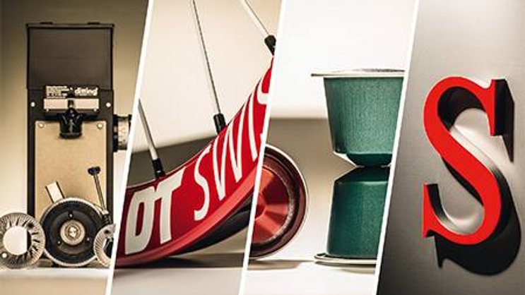 Die Produkte von Hemro, DT Swiss, Alupak und Westiform (v.l.).