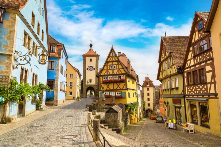 Beliebtes Fotomotiv: Rothenburg ob der Tauber.