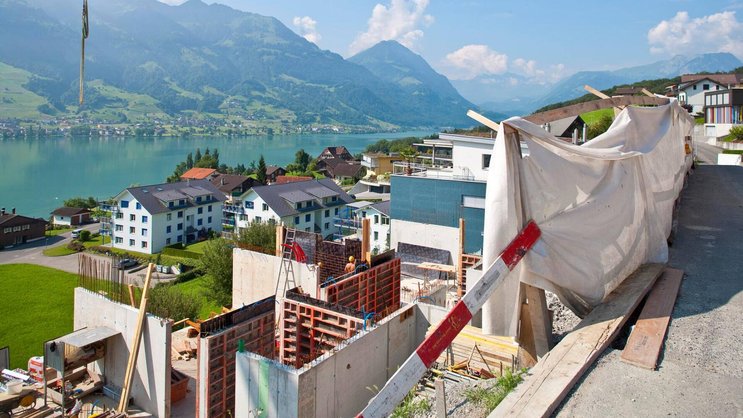 Wohnhäuser in Sarnen in Obwalden: Dem Kanton droht die Überalterung der Bevölkerung.