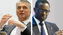 Ermotti (l.) und Thiam: Lenken die beiden Grossbanken UBS und Credit Suisse.
