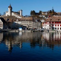 Schaffhausen: Eine der Städte, wo die prozentuale Zunahme der Firmengründungen am höchsten ist. (Bild: Keystone)