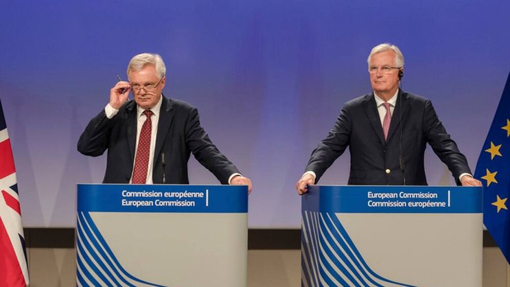 David Davis und Michel Barnier: Die Brexit-Abgesandten zum Stand der Dinge. Keystone