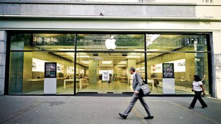 Schon zu klein: Apple Store an der Zürcher Bahnhofstrasse.