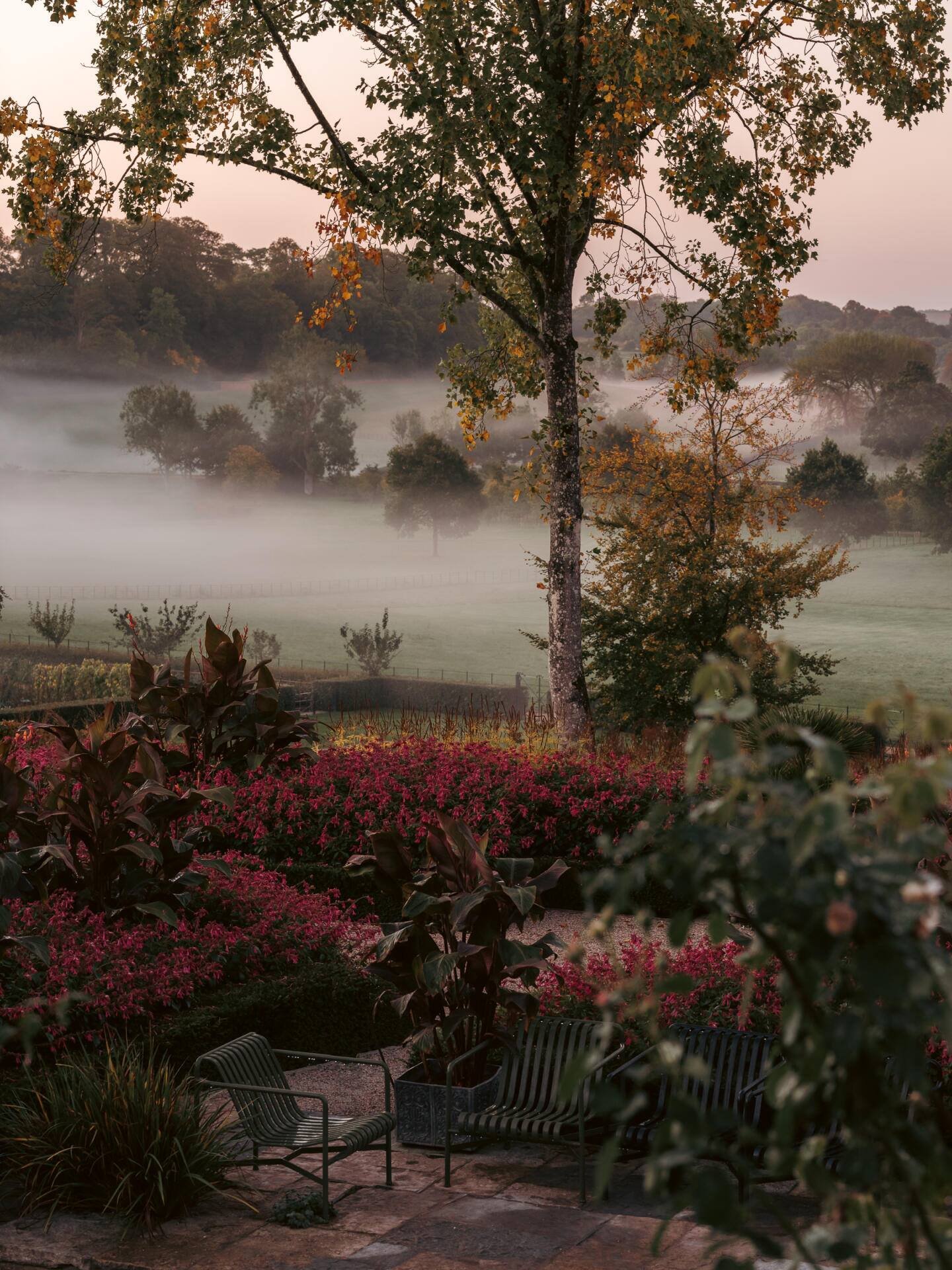 Romantische Stimmungen sind typisch für Somerset – zu verdanken auch dem häufigen Regen und Nebel.