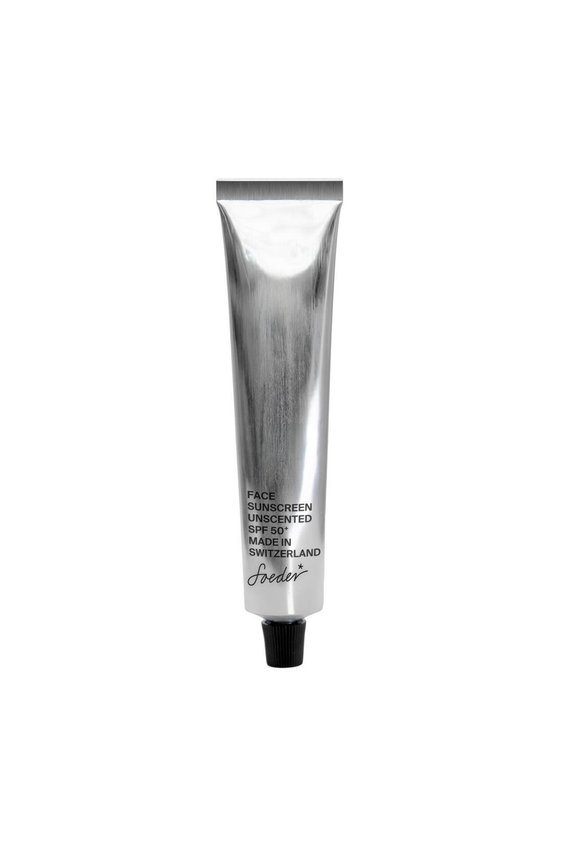 Soeder: Geruchslose Sonnencreme fürs Gesicht mit Schutzfaktor 50+, 50 ml, Fr. 60.–.