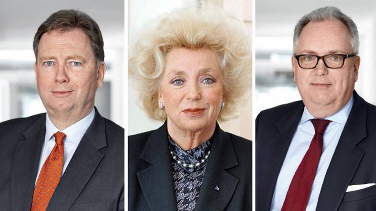 Familie: Finn, Kirsten und Jörn Rausing sitzen im Verwaltungsrat der Tetra Laval Group. PR