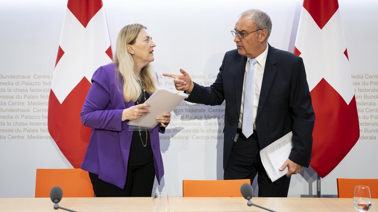 Helene Budliger Artieda und Guy Parmelin galten lange als Dreamteam.