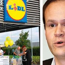 Unterstützung von der Insel: Lidl-Schweiz-Chef Matthias Opitz.