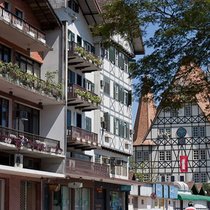 Little Germany in Brasilien: Fachwerkhäuser prägen Blumenau.  Diegocadorin/Wikimedia
