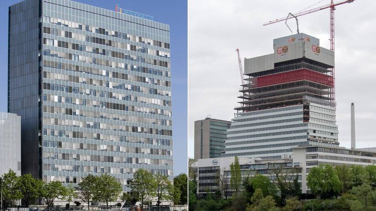 Novartis und Roche in Basel: Kampf um die Krebsmedikamente. Keystone