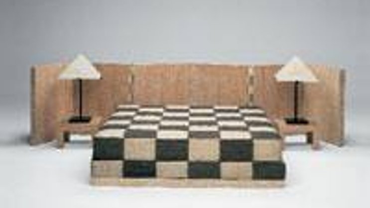 Schlicht und edel wie seine Modekreationen sind auch die Möbel, hier ein Schlafzimmer von Giorgio Armani.