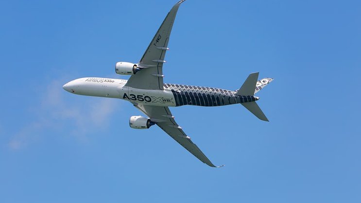 Airbus: Der Grossraumjet A350 gilt als Trendsetter. PR