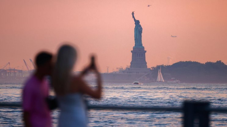 Freiheitsstatue New York: Teuerung plagt Touristen mehr als Trump.