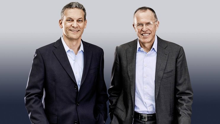 Gut erholt: Arnd Kaldowski (l.) und Präsident Robert Spoerry sind mit Sonova wieder auf Wachstumskurs.