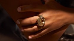 Die Stücke der Niederländerin Bibi van der Velden werden «tragbare Skulpturen» genannt, wie dieser Ring aus der Alligator Collection.