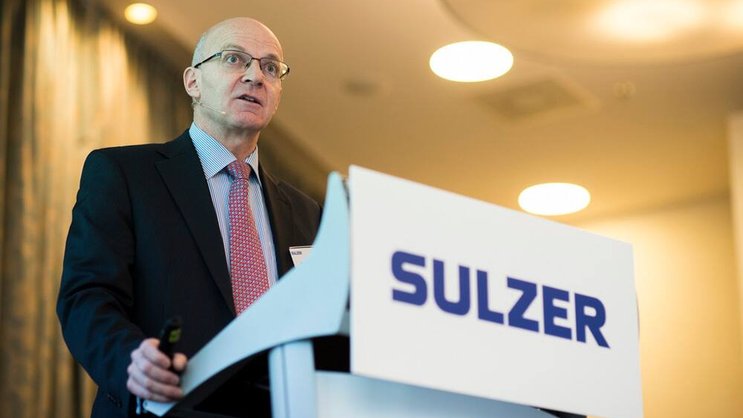 Hofft auf bessere Zeiten: Sulzer-Chef Klaus Stahlmann. Keystone