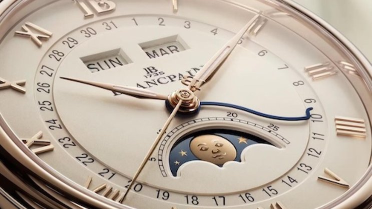 Ein Vollkalender mit Mondphase findet sich bis heute in der Kollektion von Blancpain. zvg