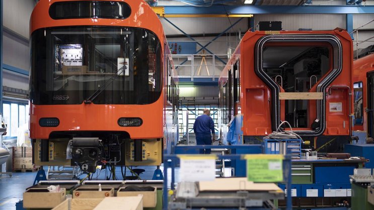 Montage bei Stadler Rail: Der Zughersteller hat viele Konkurrenten.
