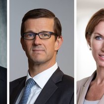 Umbau: Der verstorbene Jürg Zeltner (links), Schweiz-Chef Emmanuel Fievet, und die ursprünglich vorgesehene Dagmar Kamber Borens.