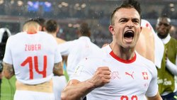 Xherdan Shaqiri: Mit den Schweizern fiebert Puma mit.