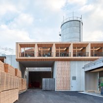 Holzius-Zentrale im Vinschgau.