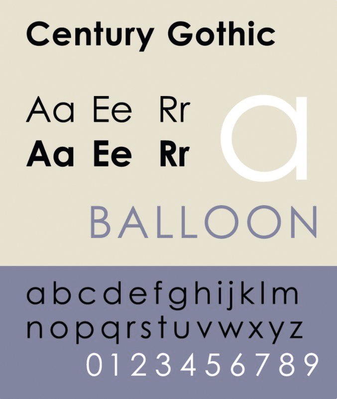 Century Gothic