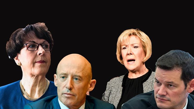 In Krisen reden sich Manager und Politiker um Kopf und Kragen: Susanne Ruoff, Patrik Gisel, Monika Ribar und Pierre Maudet (v.l.).