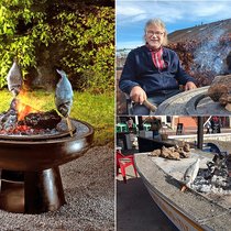 Robert Sager: Der Erfinder hat sich von einem alten Bootsgrill inspirieren lassen.