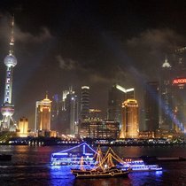Eindrückliche Skyline von Shanghai.   Keystone