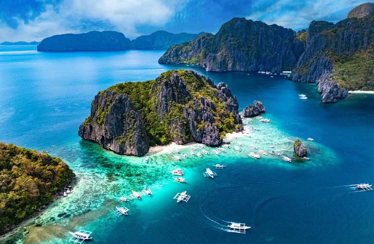 Die Insel Palawan, die zu den Philippinen gehört, ist ein Naturwunder.