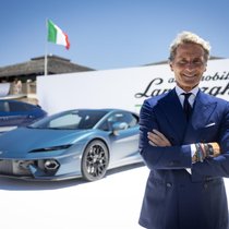 Lamborghini-Chef Stephan Winkelmann hält die Zeit noch nicht reif für einen rein elektrischen Sportwagen seiner Marke. (Photo by Matt Jelonek/Getty Images)