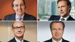 Die Alpine-Select-Connection: Raymond Bär (1), Walter Berchtold (2), Daniel Sauter (3) und Thomas Amstutz (4).