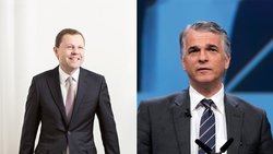 Jürg Zeltner (l.) und Sergio Ermotti: Waren nie Kandidaten für gemeinsame Ferien.