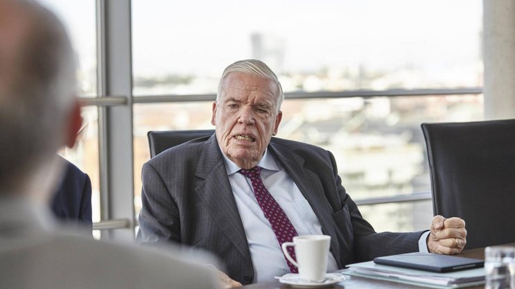 Patron Klaus-Michael Kühne: Sein Logistikunternehmen ist ab September nicht mehr unter den Blue Chips zu finden.