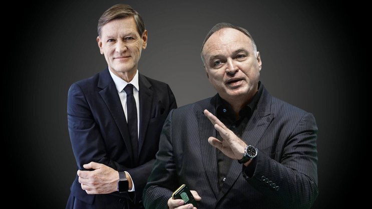 Unter CEO Flemming Ørnskov (l.) und Präsident Thomas Ebeling schossen die Galderma-Aktien seit März 2024 massiv in die Höhe.