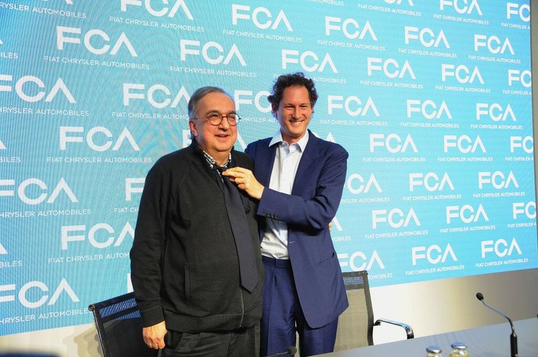 Sergio Marchionne (l) und John Elkann