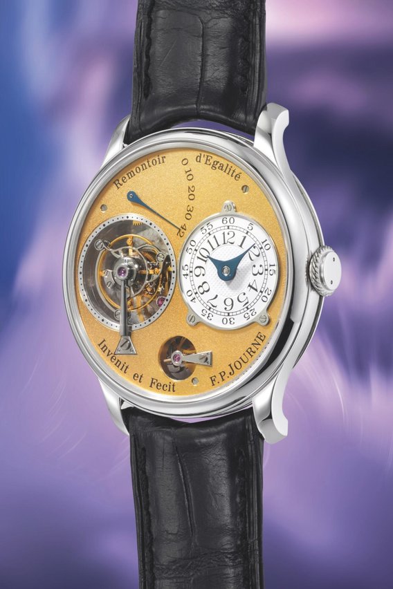 Tourbillon Souverain 38mm Brass Movement von F.P.Journe:&nbsp;Ein seltenes, frühes Exemplar des Modells aus dem Jahr 2003 verdeutlicht einmal mehr Journes technische Brillanz. Schätzpreis:&nbsp;350’000 bis 700’000 Fr.
