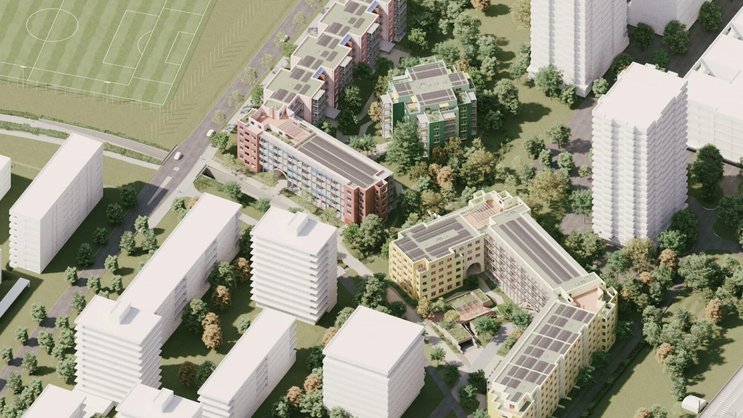 In Zug entstehen in der Überbauung «Schliifi» 272 neue Wohnungen, die deutlich unter 2000 Franken kosten.