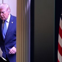Bekommt die Grenzen seiner Macht zu spüren: Präsident Donald Trump an der Pressekonferenz nach dem Zollurteil des Supreme Court am 20. Februar.