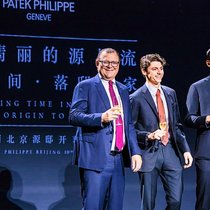 Patek-Präsident Thierry Stern mit seinen Söhnen Tristan und Adrien (von links): Die nächsten Vertreter der Genfer Dynastie.