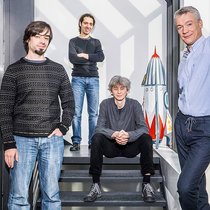 Gründer von Spitch: Javier Dieguez, Francisco Campillo, Igor Nozhov, Alexey Popov (v.l.) automatisieren den Dialog mit Kunden.