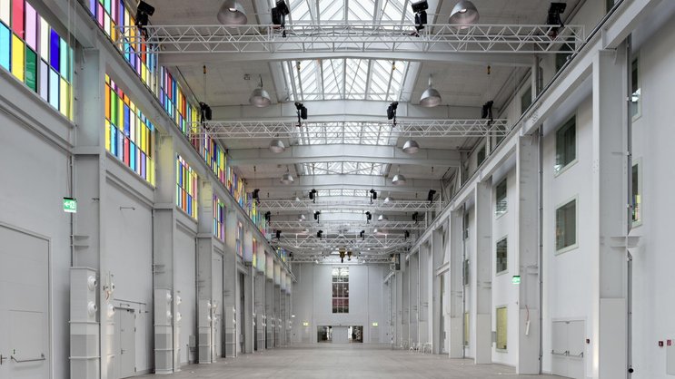 Die Halle 37 im Trafo Baden kann für alle möglichen Events benutzt werden.