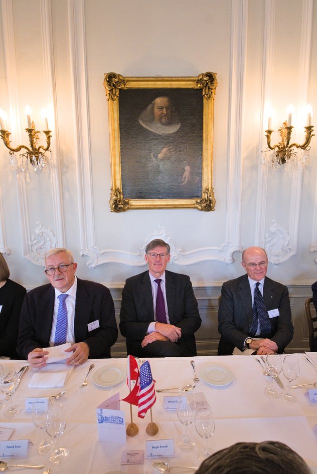 Martin Dahinden, Botschafter der Schweiz in Washington USA;Michael Corbat;Mario Greco, Zurich Insurance Group AG