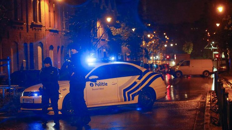 Belgien: Polizeieinsatz im Brüsseler Quartier Molenbeek. Keystone