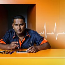 Smartphone-Klinik: Nach dem Verkauf seiner Firma will Jonathan Mariampillai wieder mehr schlafen.