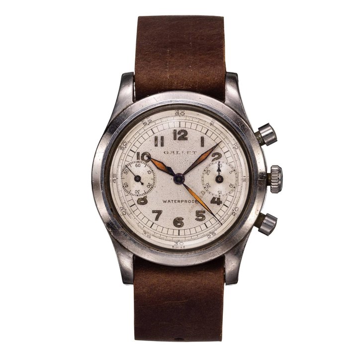 Gallet Multichron Clamshell circa 1938
