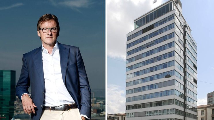 Dieter Berninghaus: Hat im Hochhaus zur Schanze gleich vier Stockwerke angemietet.