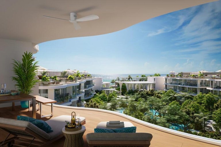 Geplante Überbauung Garrya von Banyan Group Residences in Bang Tao, Phuket, Thailand.